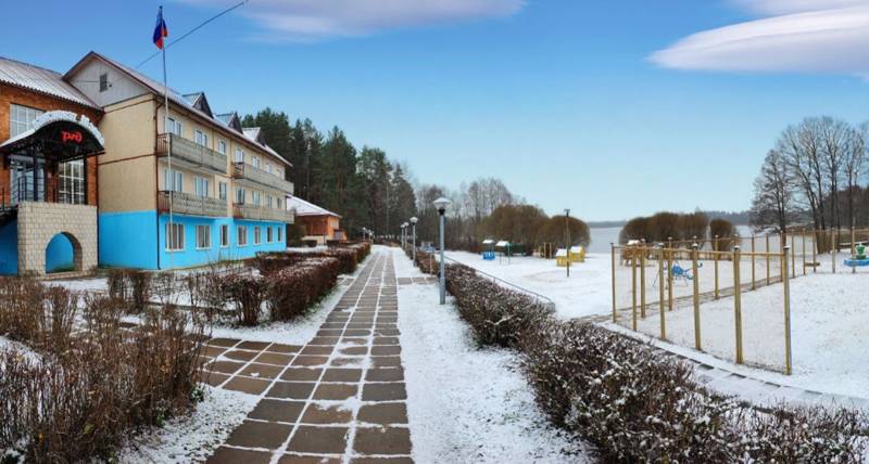 Пансионат зимой